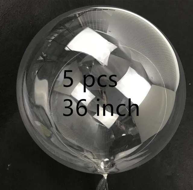 36cm balloon 1 шт золотисто-Красная Наклейка для воздушного шара для DIY украшения свадьбы дня рождения 1" 24" 3" светящиеся воздушные шары Bobo или латексный шар для детского душа - Цвет: 36cm balloon