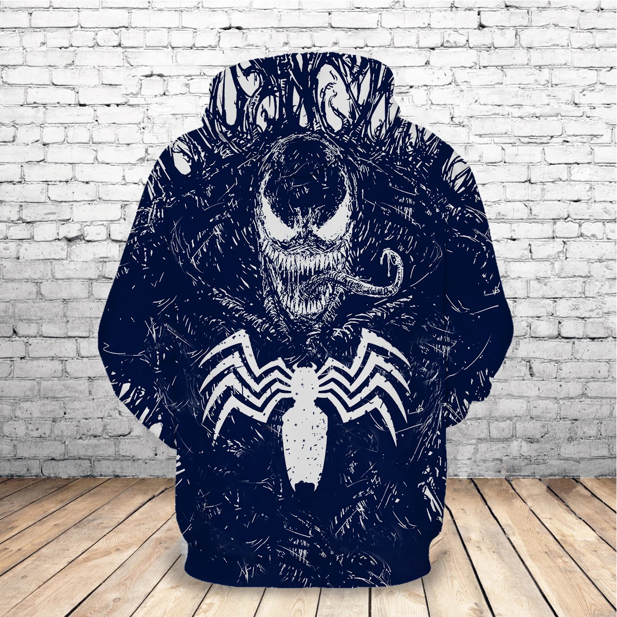 Горячая новинка Толстовка индивидуальный дизайн Venom 3D толстовки с принтом уникальные пуловеры топы мужская одежда Прямая поставка F76