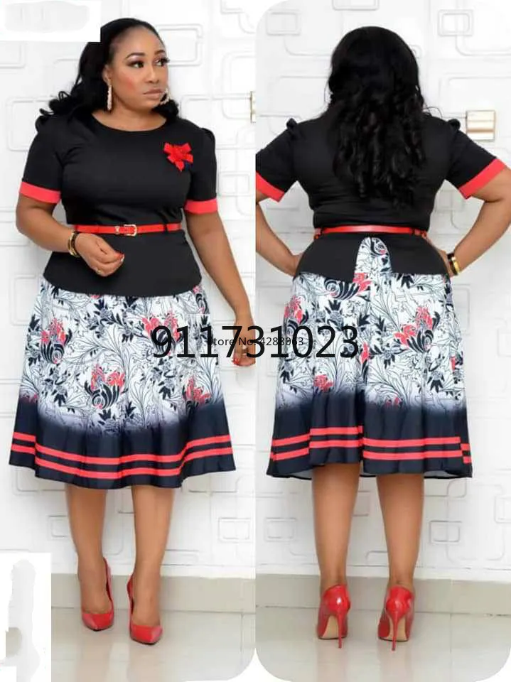 Fashion Style 2021 African Women Printing Plus Size Dress Dresses for Clothing 2XL-6XL | Тематическая одежда и униформа