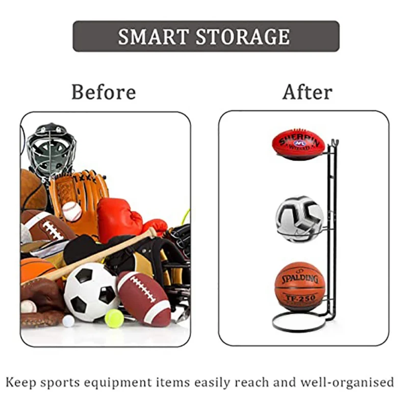 

Ins Ball Storage Rack Basketball Football Display Rack HomeIron Multi-layer Rack