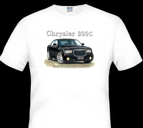 CHRYSLER 300C качественная белая футболка большая посадка