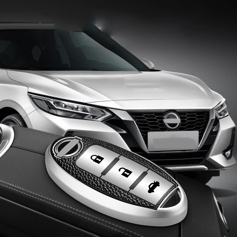 

TPU Leather Car Key Full Cover Case For Nissan Qashqai Juke J10 J11 X-Trail T32 T31 Kicks Tiida Pathfinder Note Auto Accessories