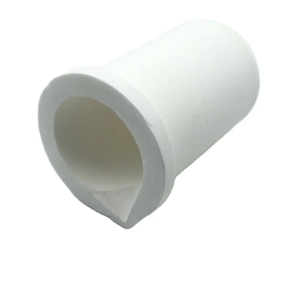 Тигель плавильный кварцевый для платины золота серебра меди алюминия 2