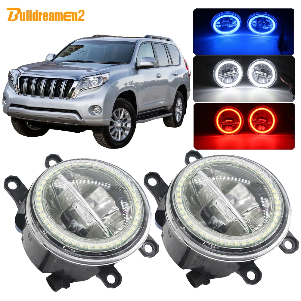 Buildreamen2 для Toyota Land Cruiser Prado J150 2009 2013 автомобиля 4000LM светодиодный лампы