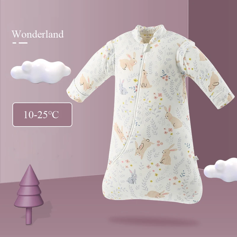 Спальный мешок для новорожденных съемный рукав детский конверт зимняя пеленка