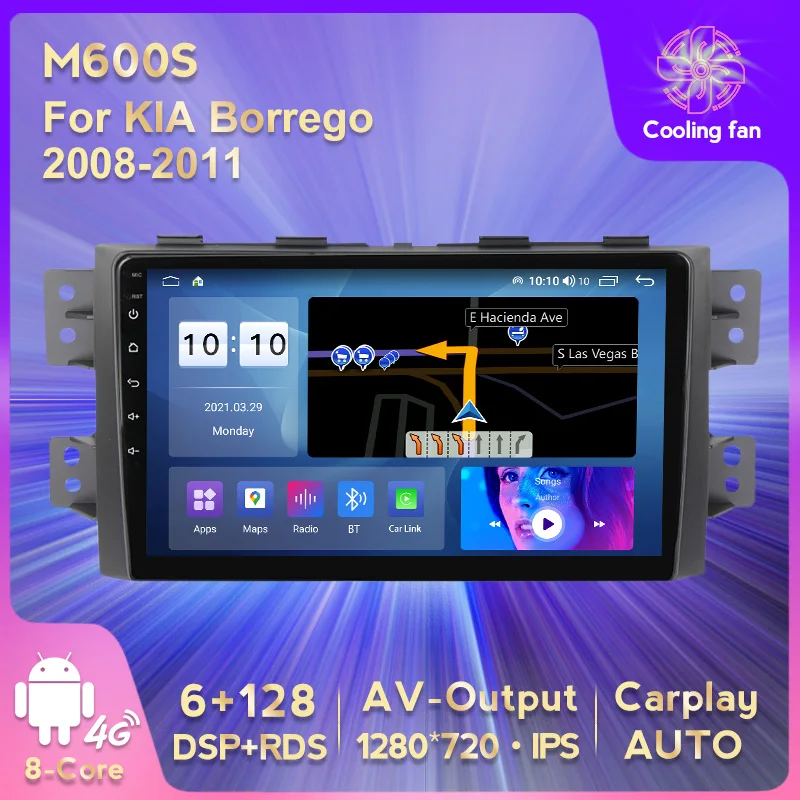 

Автомобильная Мультимедийная система RDS DSP Android 11 с GPS, радио, 1280*720, IPS, 5 ГГц, Wi-Fi, для KIA Borrego 2008-2011, Wi-Fi, камера без DVD, 2DIN