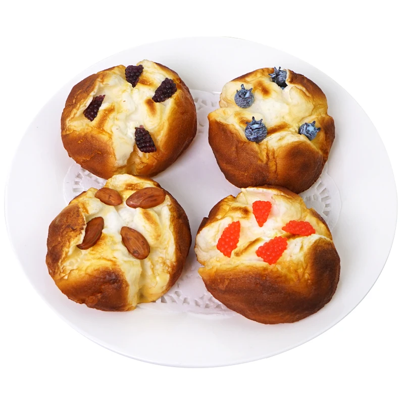 

Festive Party Supplies Pu Fake Bread Simulation Bread Model Accessories Props Fake Bread Prop Fridge Magnets