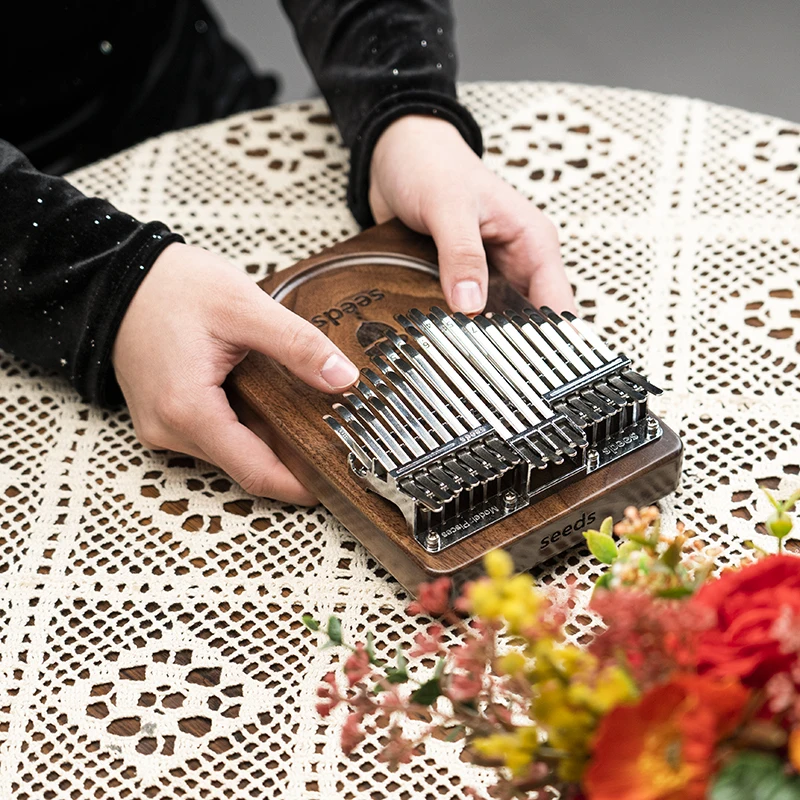 17/34 Keys Thumb Piano 34-tone Kalimba Double Layer Dual Kalimba Kalimbas Keyboard Instruments Musical Sports Entertainment