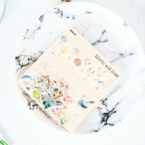 40 Pcs/lot refreshing flower mini paper sticker decoration stickers DIY ablum diary scrapbooking label sticker kawaii stationery - Цвет: I