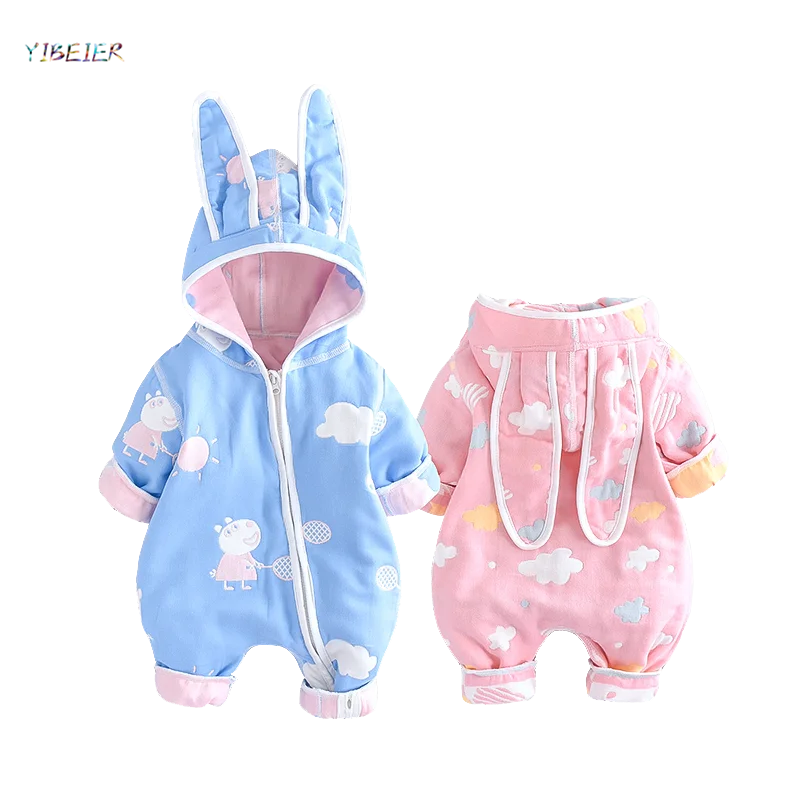 Хлопковый комбинезон Bebe Ropa Invierno для новорожденных боди младенцев маленьких