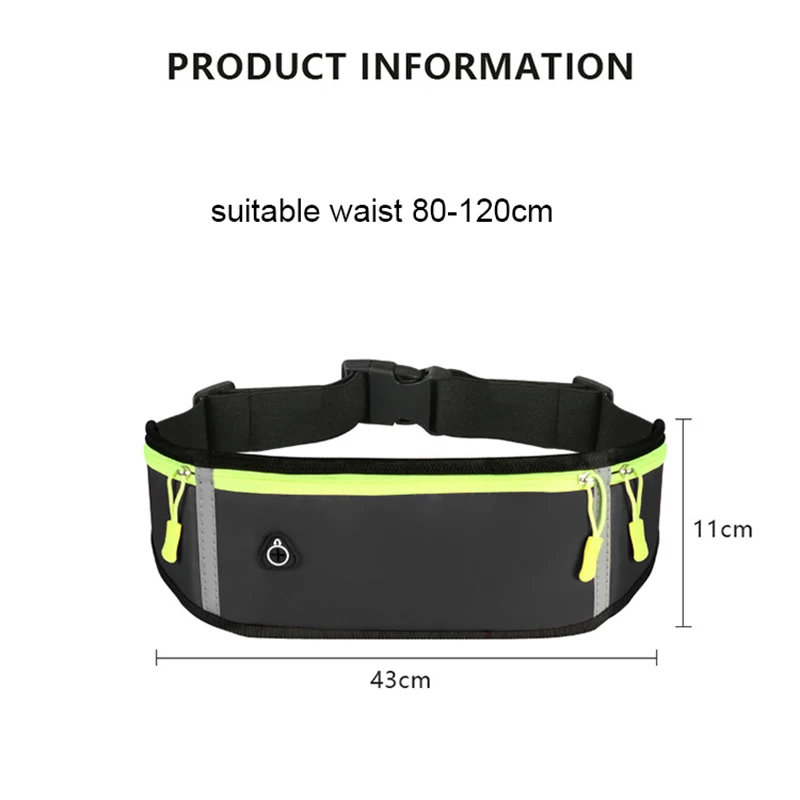

Running Bag Waist Bag Sports Phone Bag Women Waterproof Gym Bag Hold Water Cycling Phone Case Women Running Belt Portable