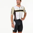 Одежда для триатлона 2021, Мужская велосипедная трикотажная спортивная одежда с короткими рукавами, уличная велосипедная одежда, летний костюм для езды на дороге и велосипеде