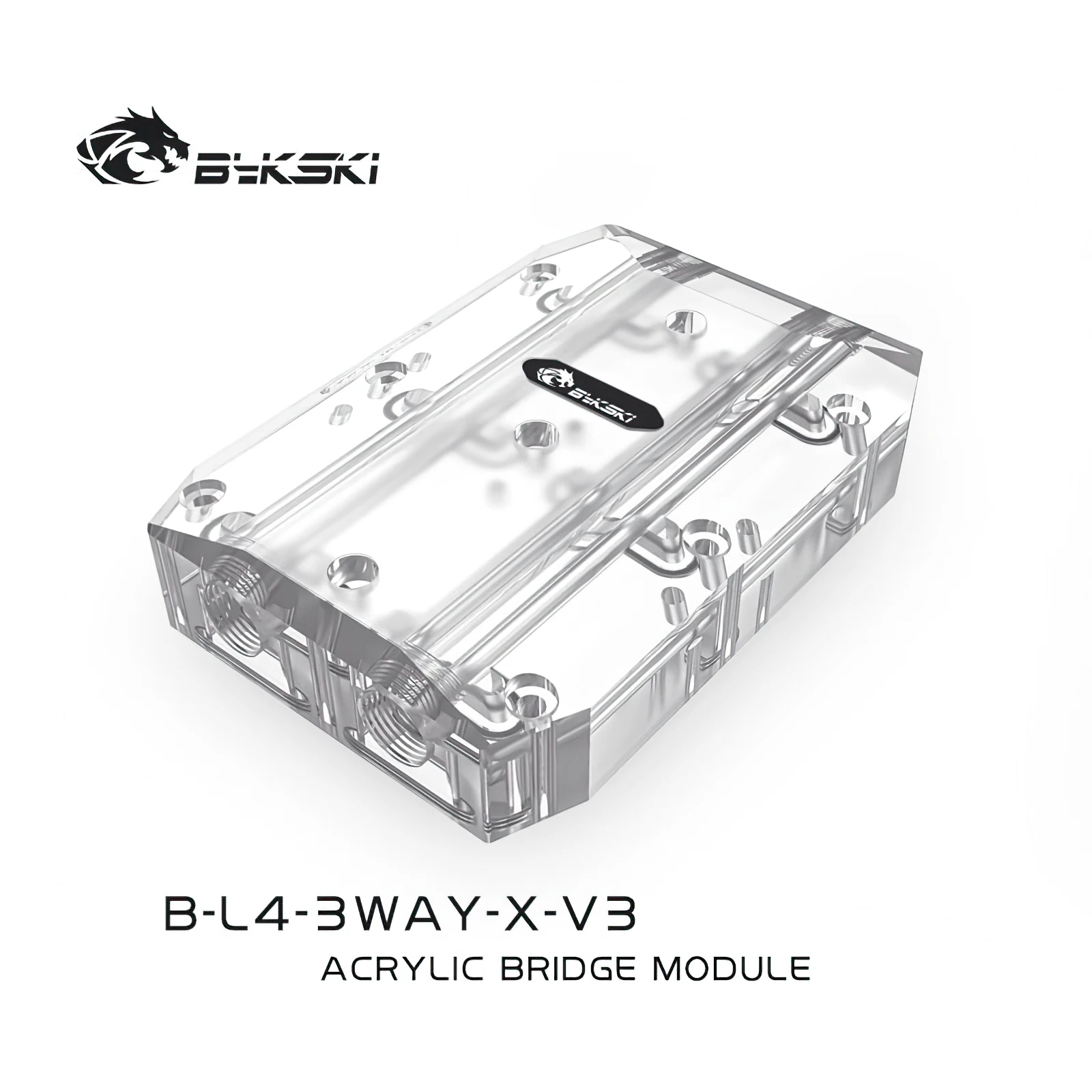 Модуль соединения Bykski для GPU Block модуль подключения SLI/CF с функцией установки на
