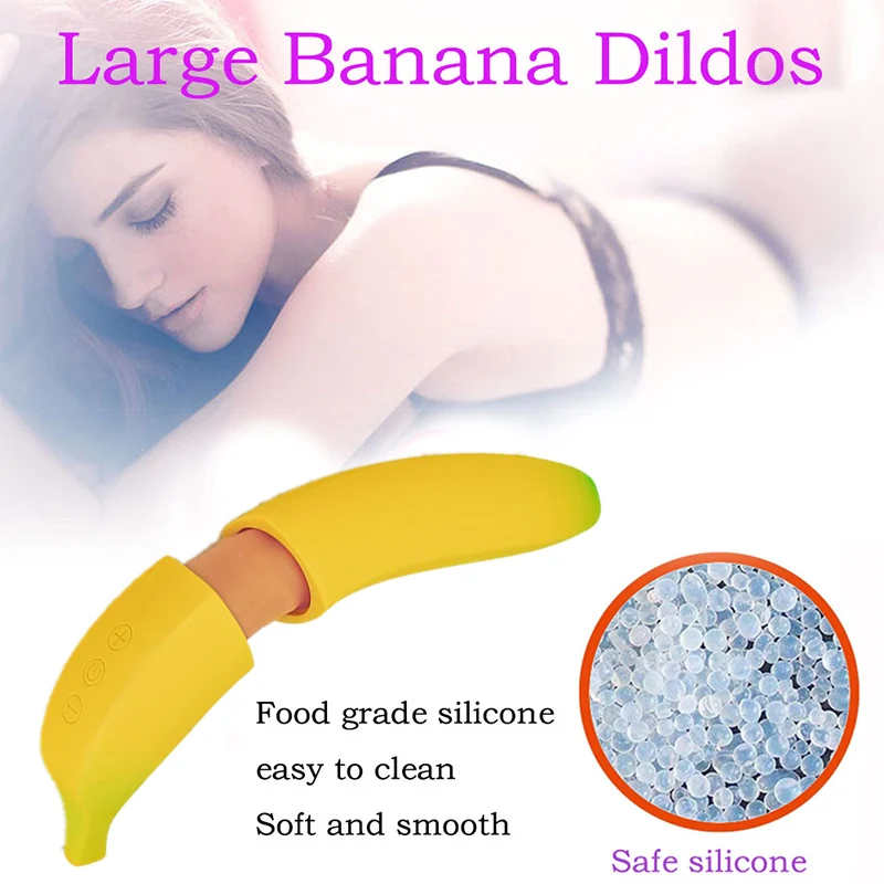 Маскарадный банановый фаллоимитатор вибратор для женщин реалистичный огромный