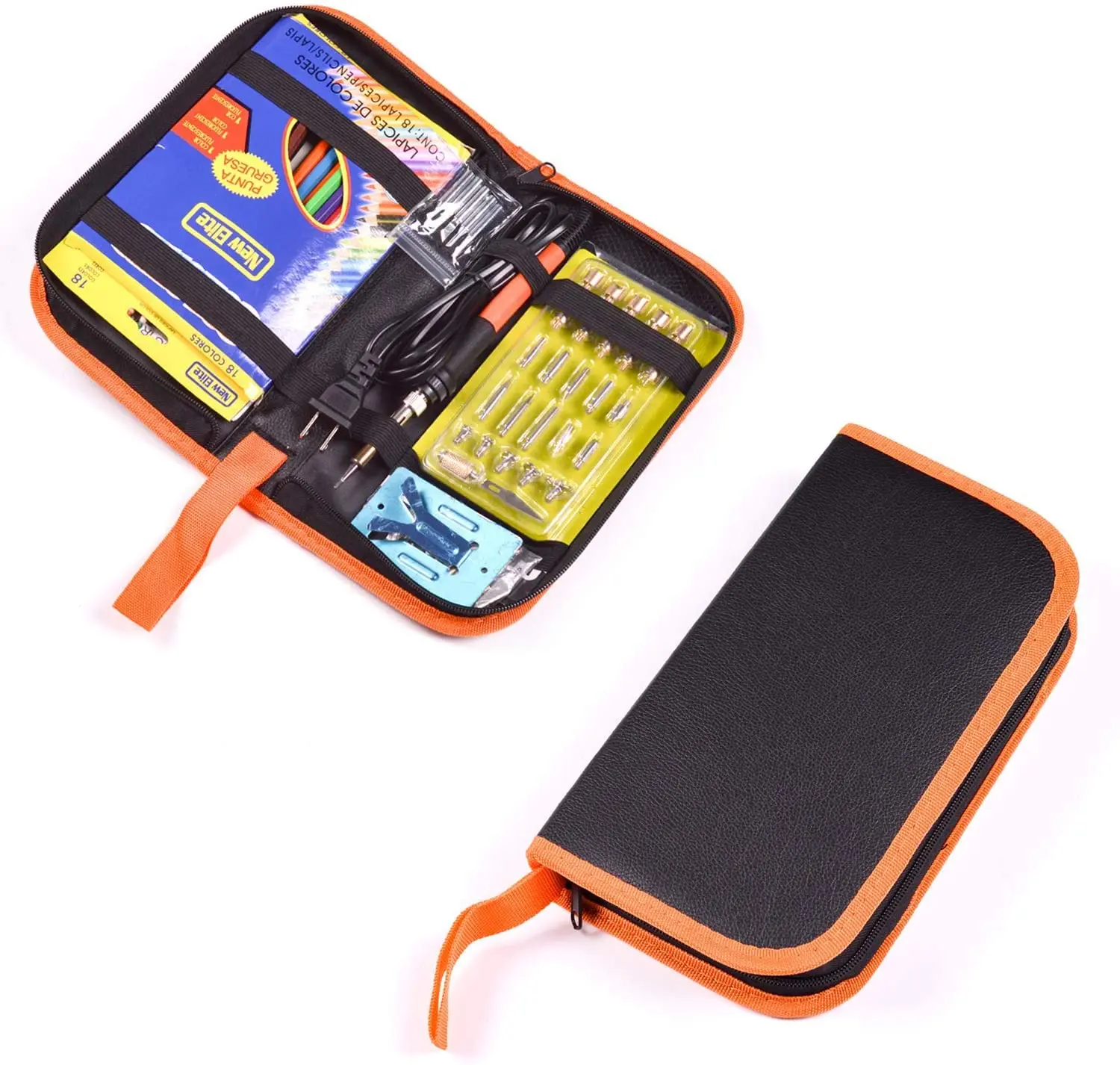 

71-in-1 wood burning kit, professional hot melt kit, with adjustable temperature soldering iron, wood burning tool, used for car