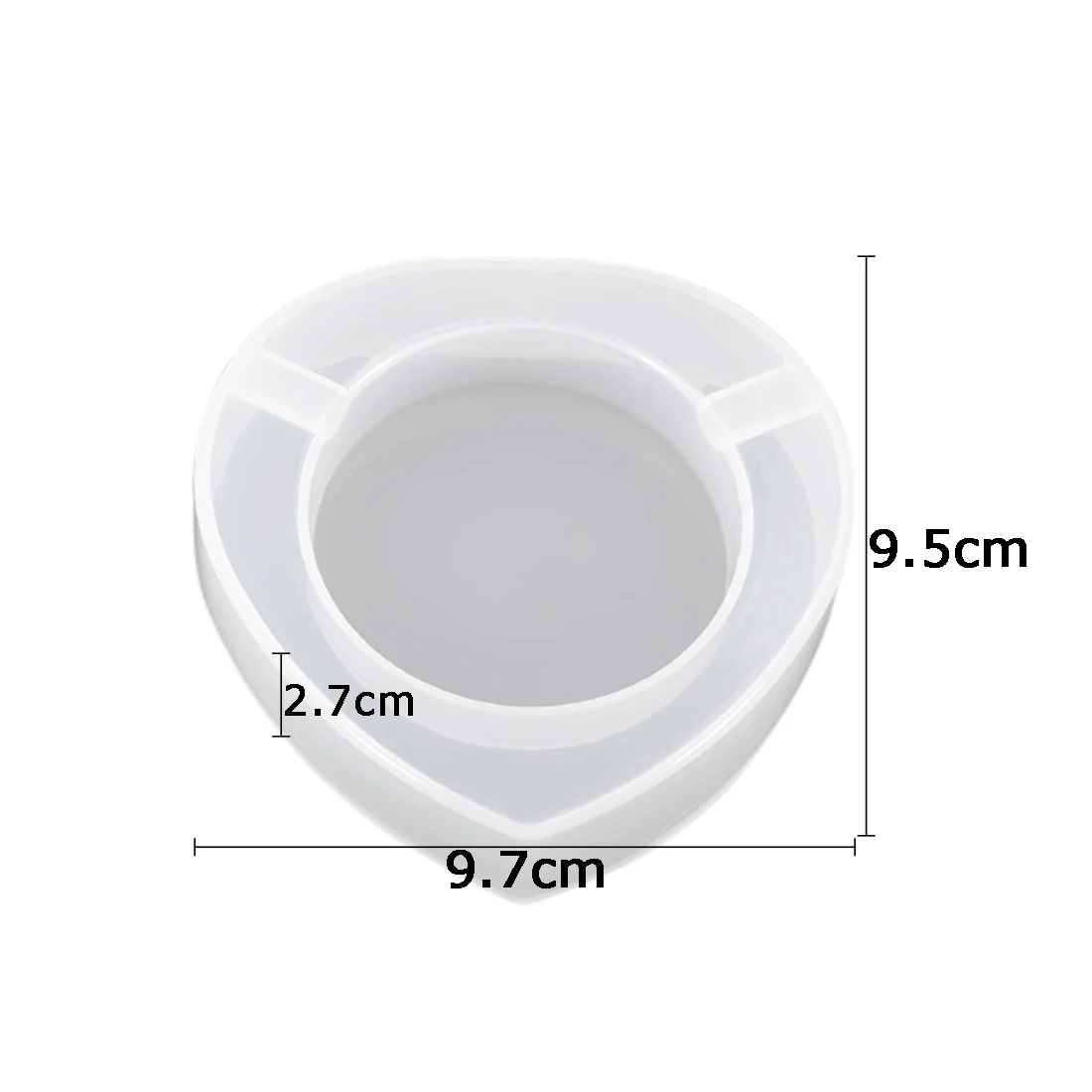 

Transparent Ashtray Mold Resin Crystal Silicone Tool Making Resin Craft Home DIY Handmade Crafts Mold DIY Jewelry Making Finding