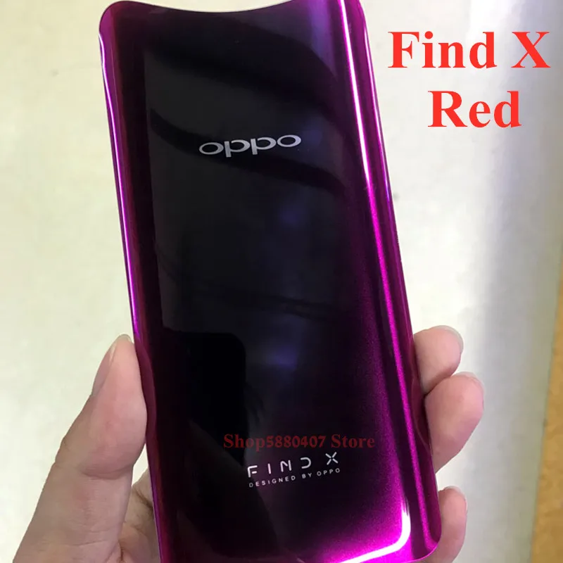 100% Оригинальный чехол для OPPO Find X задняя крышка батарейного отсека стеклянный |