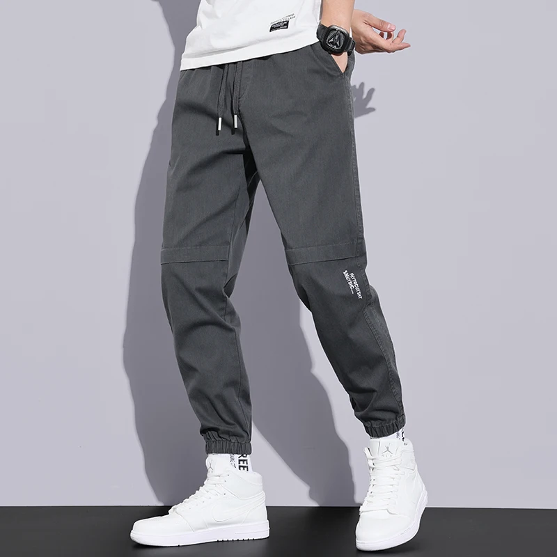 

Casual pants men's new loose corset pants