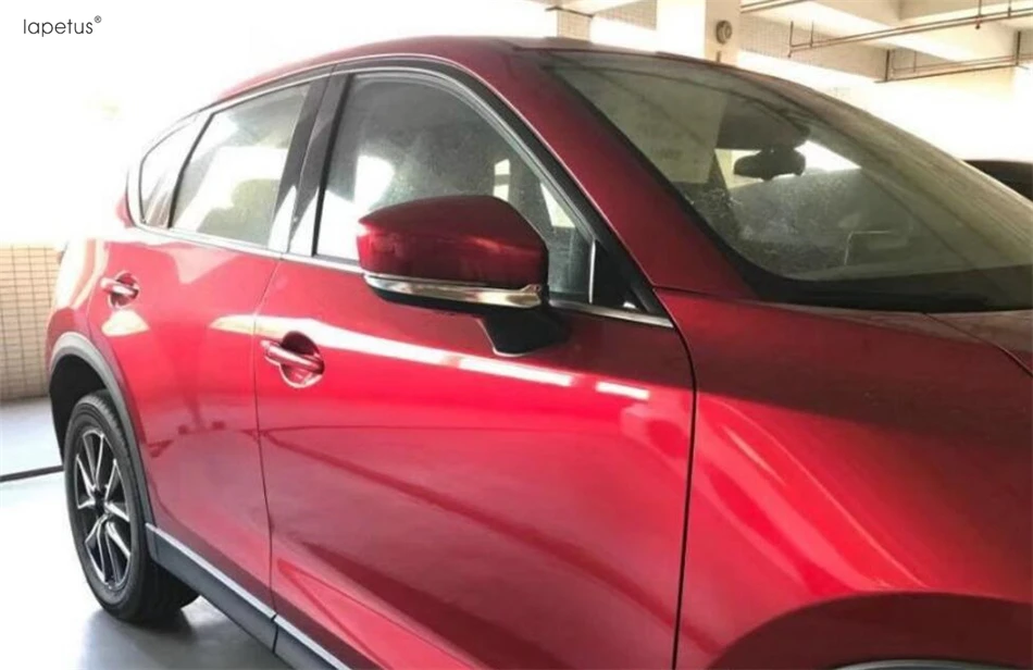 Аксессуары Lapetus подходят для Mazda CX-9 CX9 ABS внешнее зеркало заднего вида полоса формовочная крышка комплект отделка/Хромированный комплект