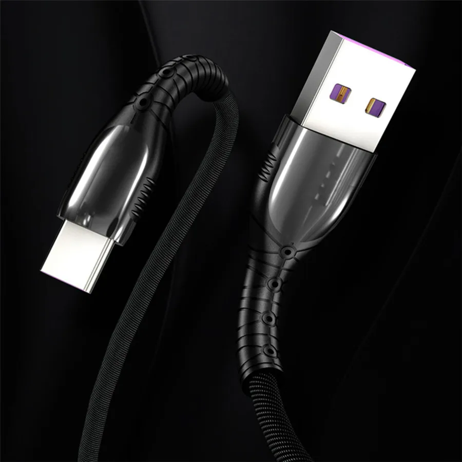 5А usb type C кабель для huawei mate 20 P30 P20 Pro Lite мобильный телефон USB C Быстрая зарядка зарядное устройство Шнур USB-C type-C кабель зарядного устройства