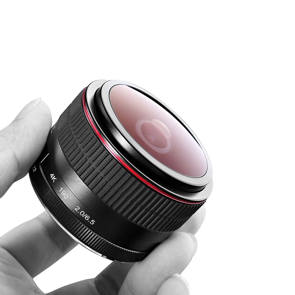 Meike 6 5 мм f2.0 ручной Объектив рыбий глаз для Canon EF-M крепление/держатель объектива Sony