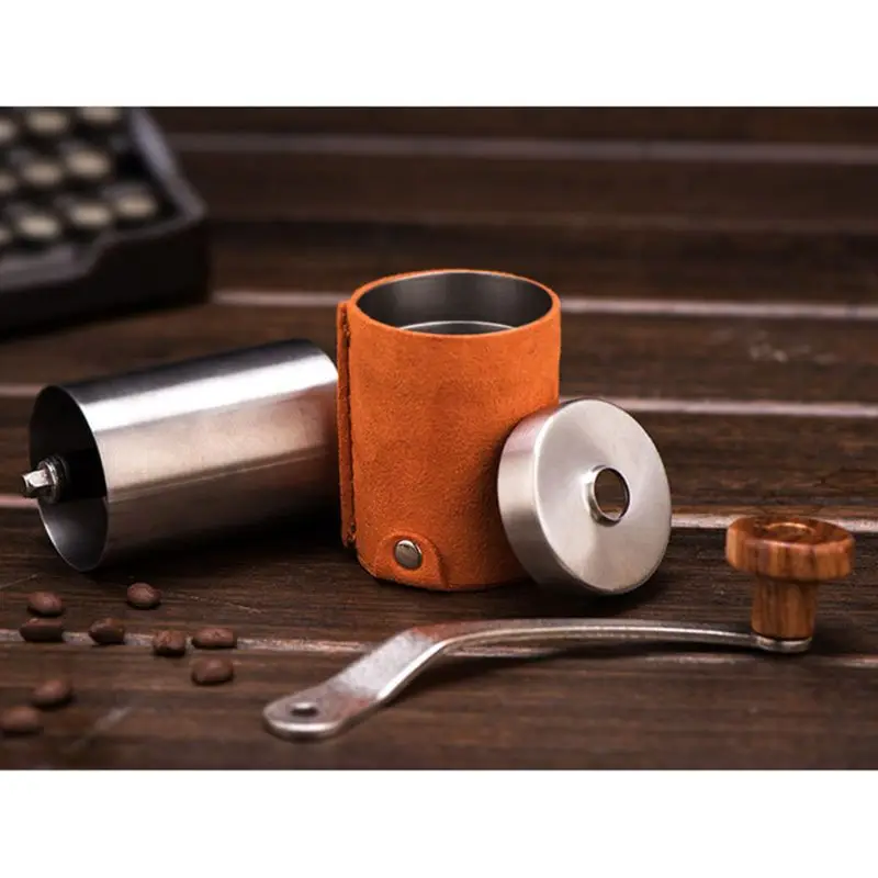 

Manual Coffee Bean Grinder Mill Large Capacity Hand Crank Portable Travel Camp K1AD
