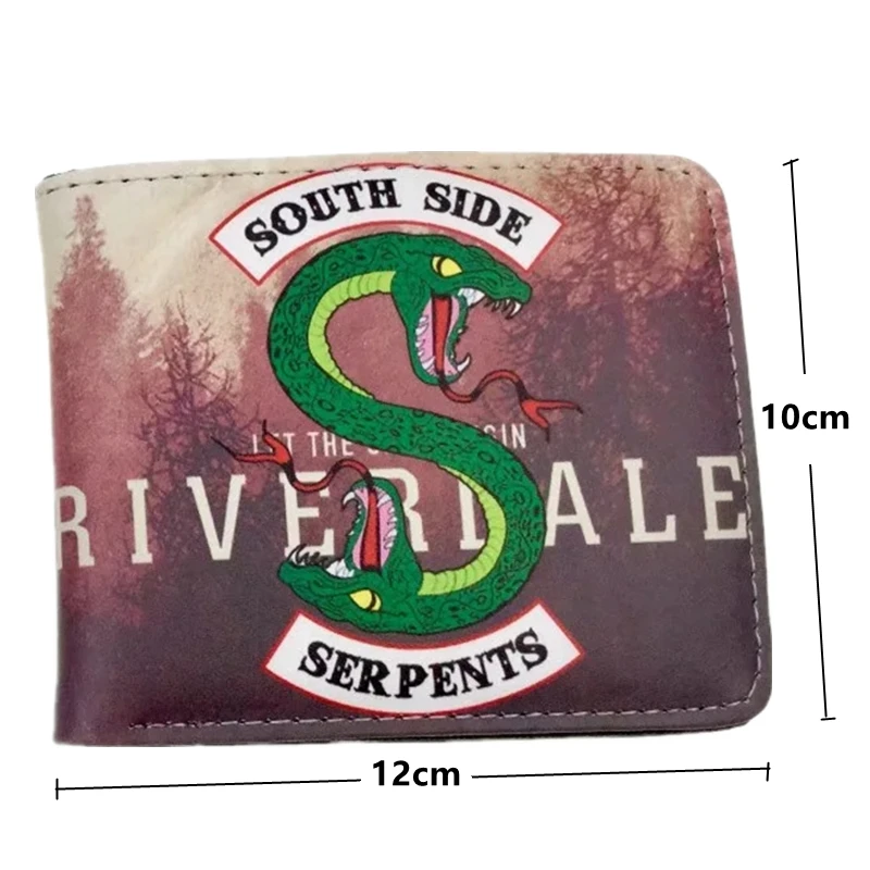 Короткий кошелек с ривердэйлом из мультфильма южная сторона карманом для монет |