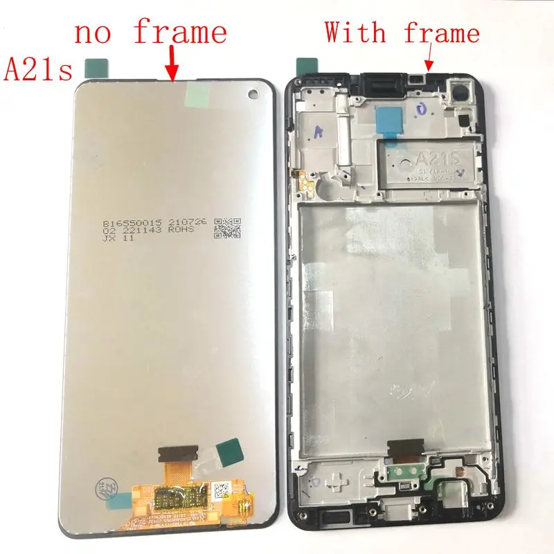 

6,5 ''2020 Оригинальный Для Samsung Galaxy A21s A217, ЖК-дисплей, сенсорный экран, дигитайзер, полная яркость/яркость, DSN
