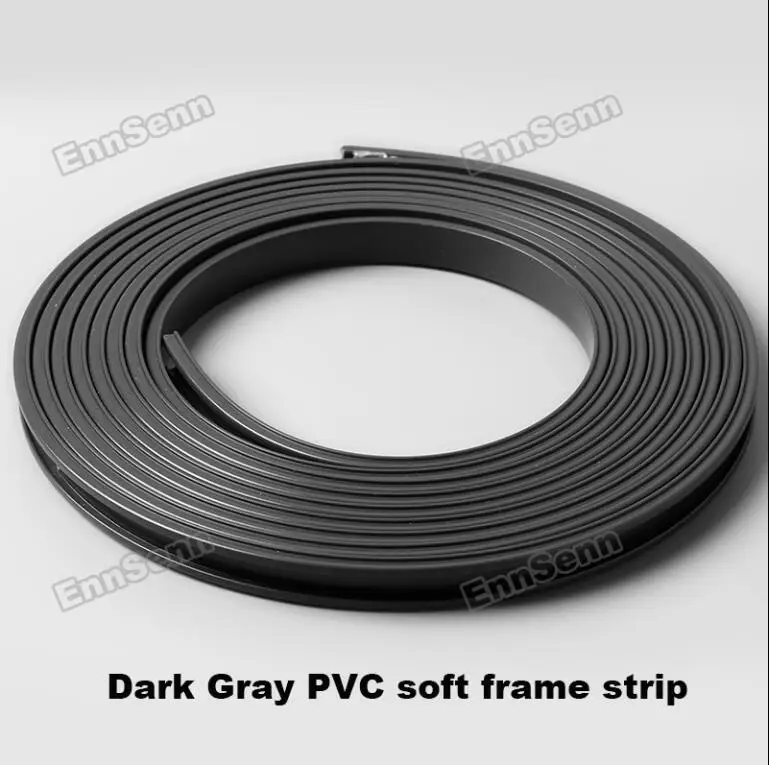 Gray PVC strip Невидимая москитная сетка для экрана от мух, на заказ Сделай Сам Магнитный оконный экран подходит для окон любого размера Съемный и моющийся - Цвет: Gray PVC strip
