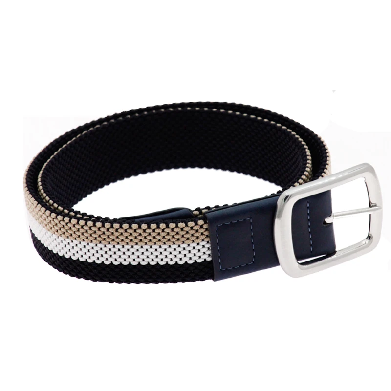 

Unisex Fashion Accessories Belt Elastic Fabric Woven Stretch Multicolored Braided Golf Hiking Dress Casual Pants Jeans For Men