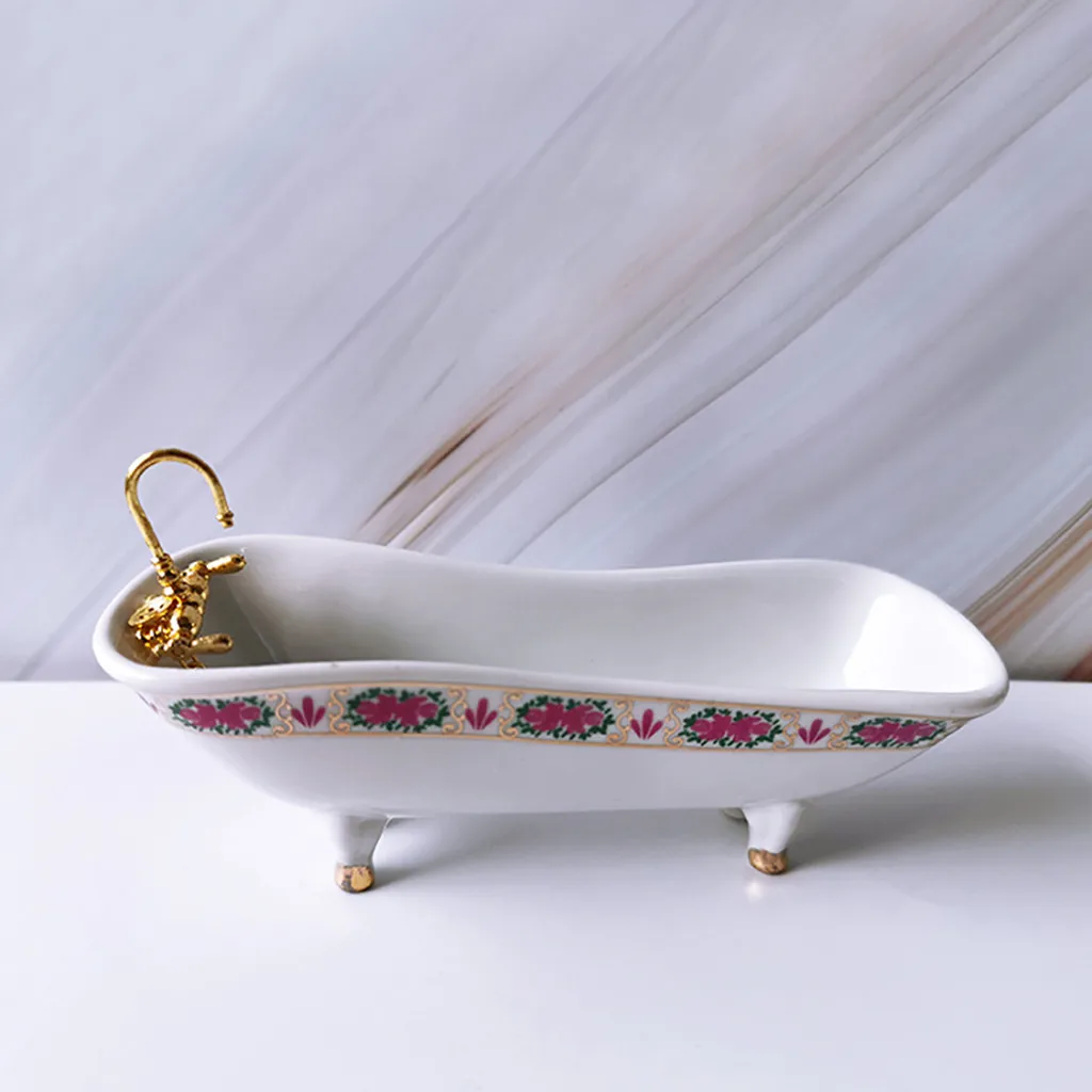 Набор для ванной аксессуары кукольного домика миниатюрная модель сцены набор