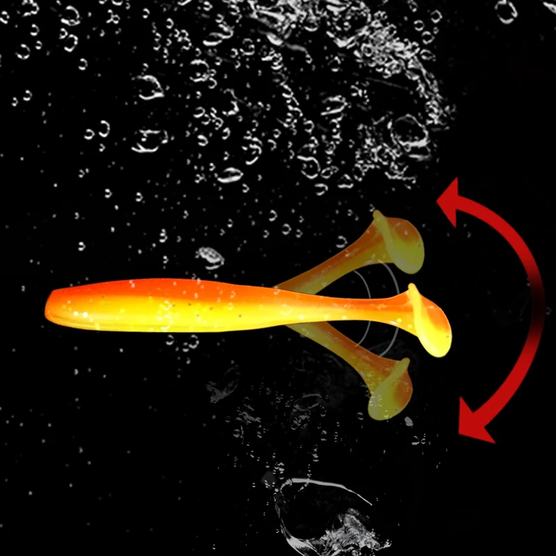20 шт./лот мягкие воблеры силиконовые приманки 5 см/7 см Товары для рыбалки Морская