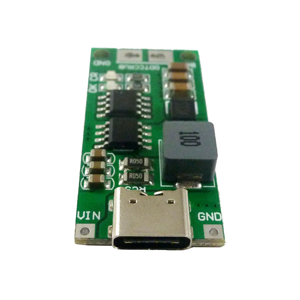Многоэлементное повышающее Зарядное устройство USB Type-c 1-4A для литий-полимерных