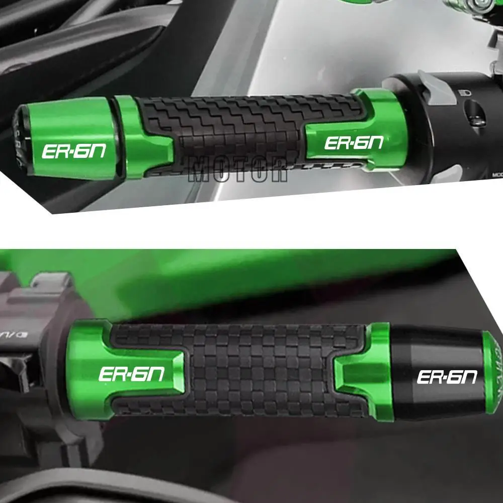 CNC 7/8 '✢ мм ручки руля концы для KAWASAKI NINJA650R ER6N ER6 B ER 6N 2006 2007 штепсельная вилка