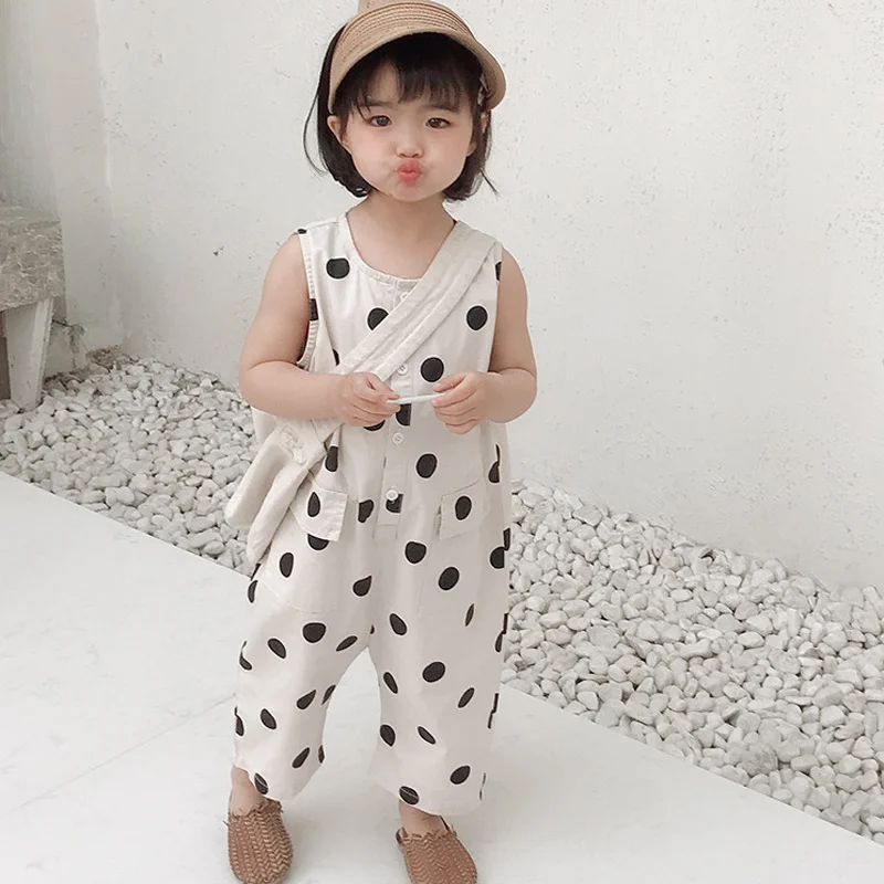 

Girls' Jumpsuit Cute Rompers Summer Clothes New Fashion Children'S Clothing No Package Baby Kids Jumpsuit