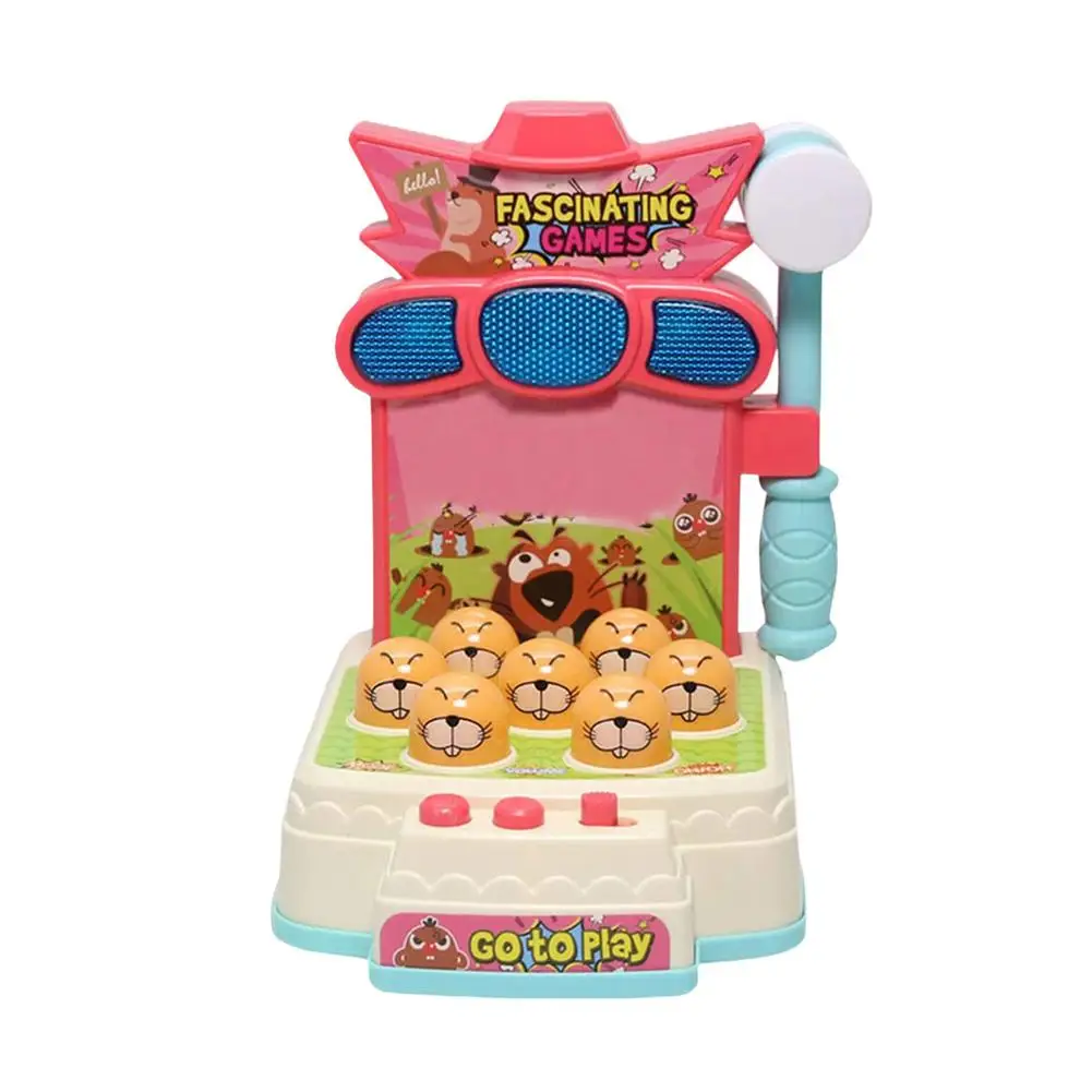 

Mini Electronic Arcade Games Educational Interactive Pounding Toys with Lights Sounds Music for Children Birthday Gifts