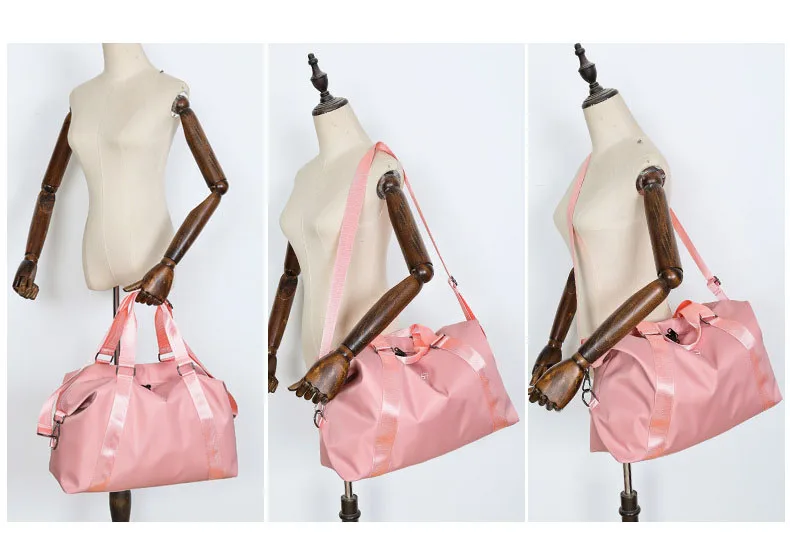 Wobag модная розовая спортивная женская сумка для занятий йогой, тренировочная сумка для отдыха на открытом воздухе, повседневная дорожная сумка