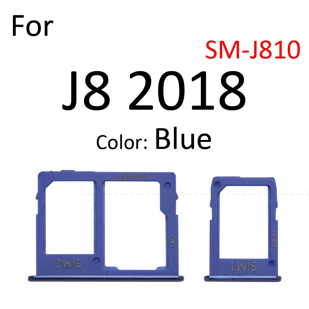 Лоток для Sim-карты гнездо кардридер адаптер Samsung Galaxy J8 J6 J7 J5 2018 2017 держатель карт