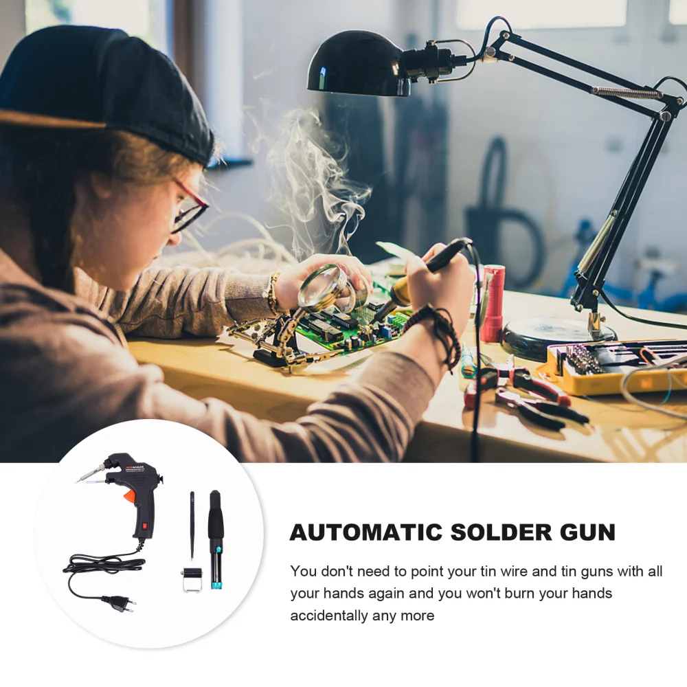 

Electric Soldering Iron Soldering Guns Automatic Feeding Tin Guns Tool Plug