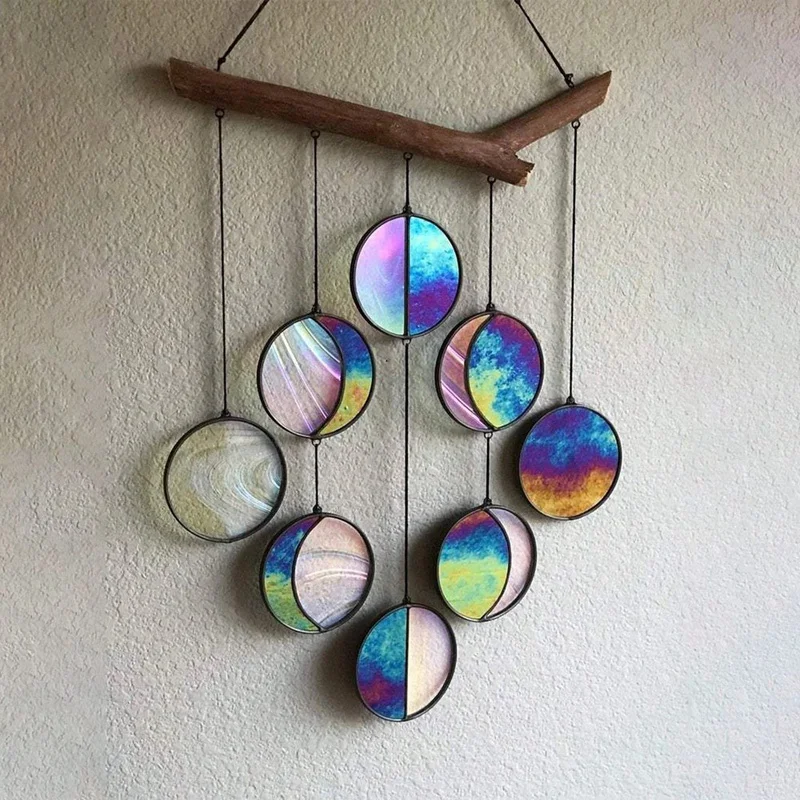 

Wooden Moon Wall Decoration This Wall Art Brings a Unique and Mysterious Press to Your Bedroom and Living Room