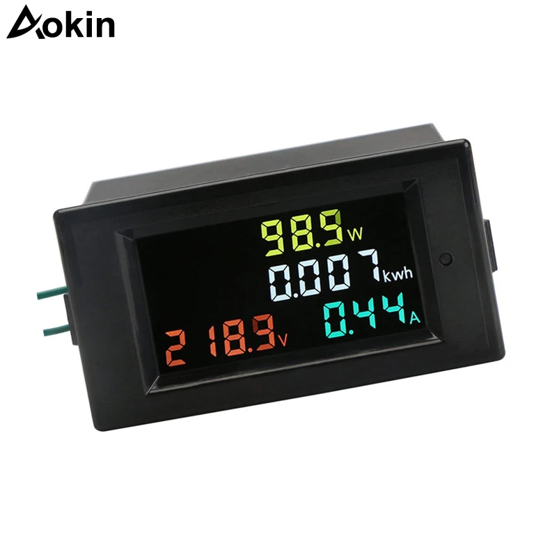 

AC 80-300V 100A 4 in 1 Digital LCD Volt Amp Watt Energy Meter AC Voltmeter Ammeter with Current Transformer AC Power Meter