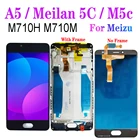 ЖК-дисплей M5C с рамкой для дисплея Meizu m5c A5 Meilan 5C M710H M710M, сенсорная панель, дигитайзер, датчик в сборе, замена 5,0