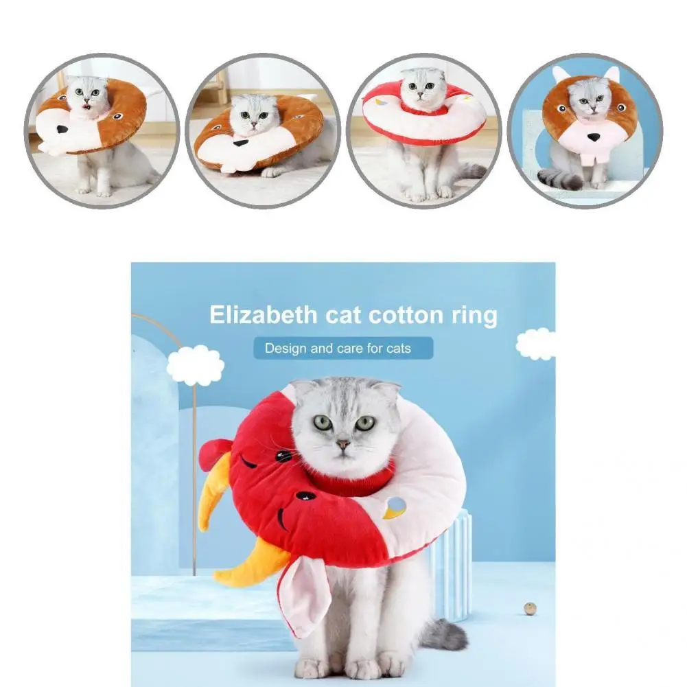 

Hand Washable Reusable Wound Healing Pet Cat Protective Collar Pet Supplies