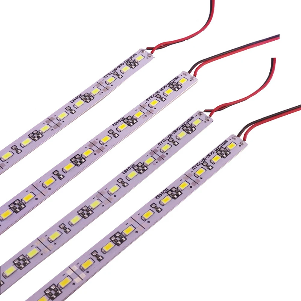 Светодиодная жесткая лента SMD 5630 высокой яркости 5 В 12 24 10 шт.|Светодиодные панели|