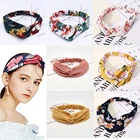 Повязка на голову женская, с винтажным принтом