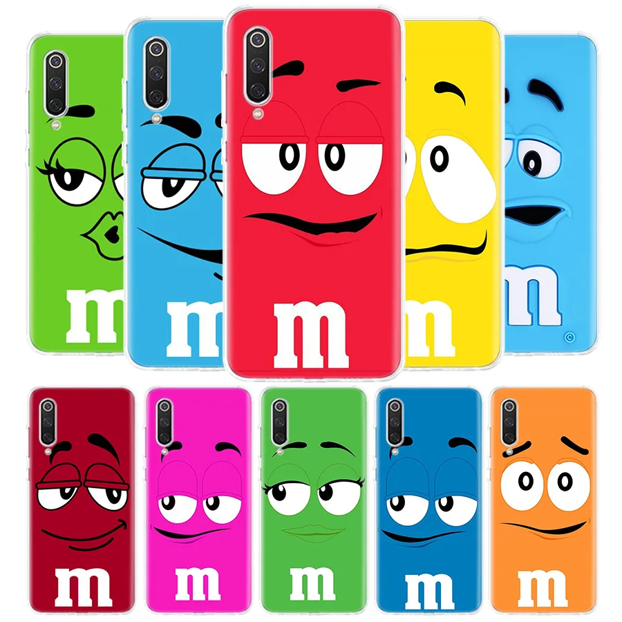 

M&M's Chocolate Nutella Bottle Cover Phone Case for Xiaomi Redmi Note 9S 10S 11 10 9 8 Pro 8T 7 6 9A 9C 9T 7A 8A 6A K40 Luxury