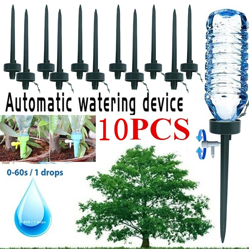 

10x Plant Self Watering Adjustable Stakes Plant Waterer Self Automatic Watering