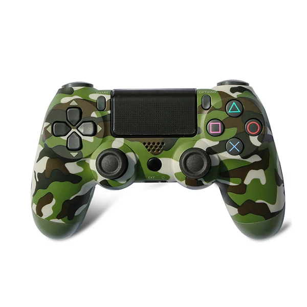Green Camouflage Беспроводной контроллер Bluetooth 4,0, двойной джойстик, геймпады для Playstation PS 4, геймпад, версия 2, для ПК, телефона, видеоигр - Цвет: Green Camouflage