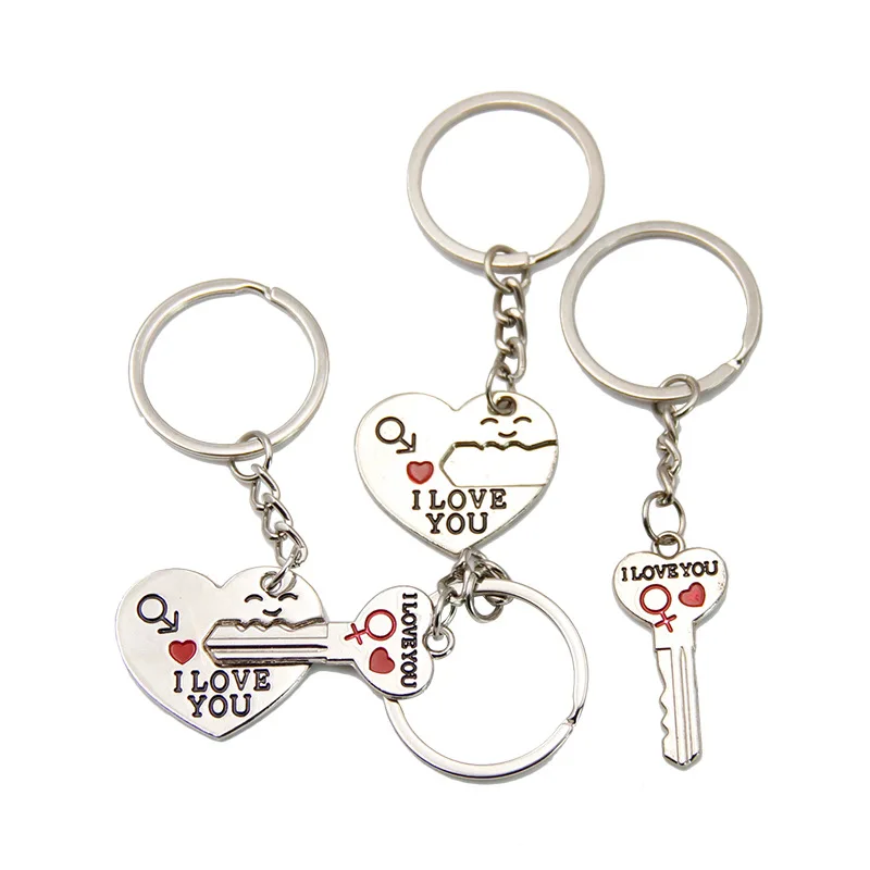 Брелок с надписью I LOVE YOU 1 пара|Брелоки| |