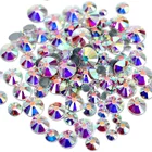 SS3-SS50 высококачественные блестящие камни стразы горячей фиксации с прозрачными кристаллами Stass для одежды аксессуары свадебное платье B1244